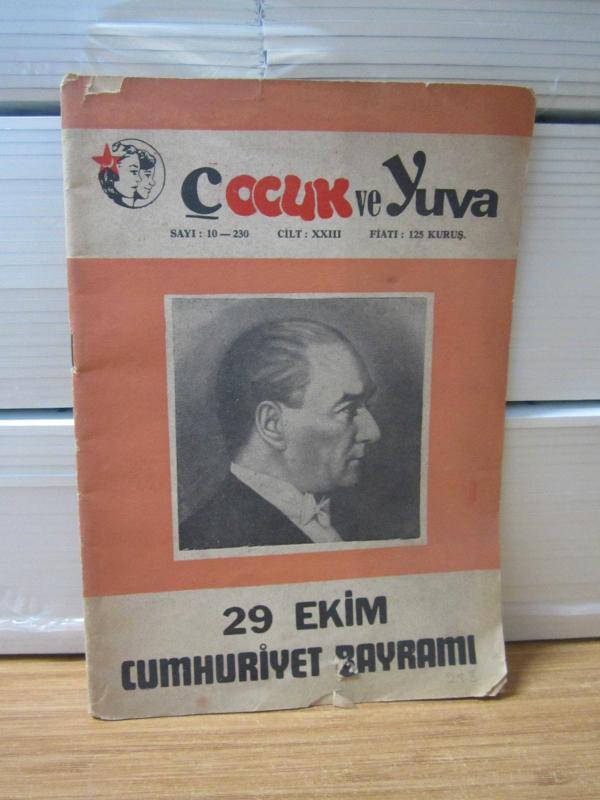 ÇOCUK ve YUVA Dergisi - Sayı 10 - 230 - Cilt: XXIII - Ekim 1975 Türkiye Çocuk Esirgeme Kurumu
