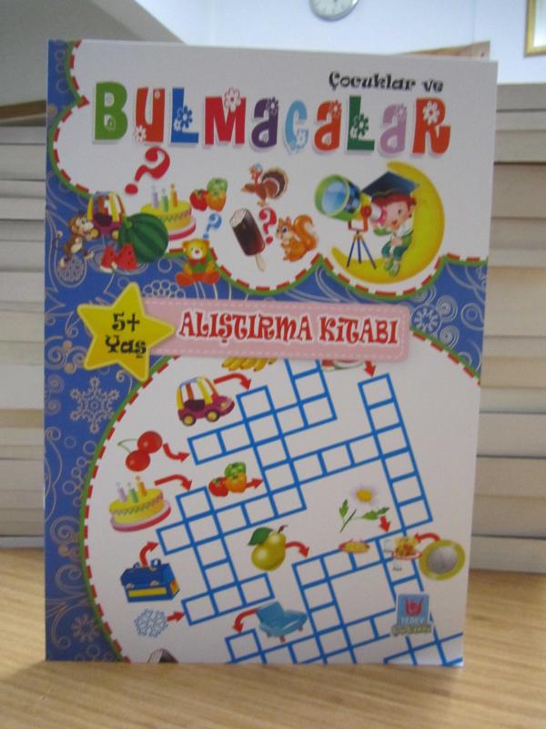 Çocuklar ve Bulmacalar (5+ Yaş Alıştırma Kitabı)