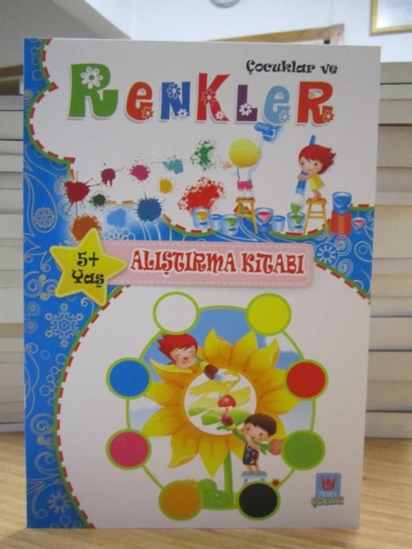 Çocuklar ve Renkler (5+ Yaş Alıştırma Kitabı)
