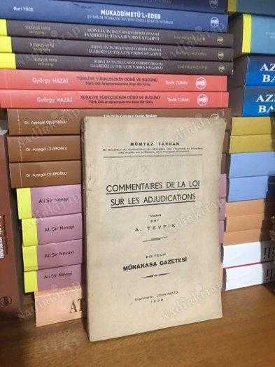 Commentaires De La Loi Sur Les Adjudications