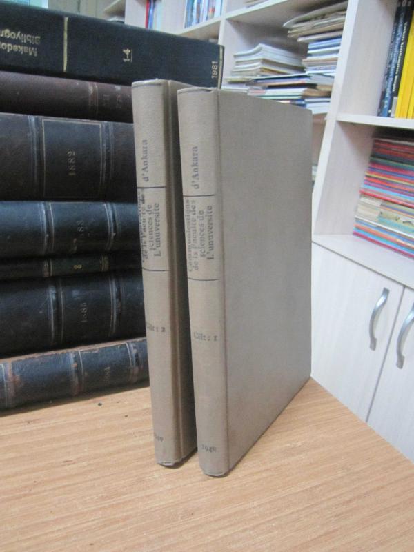 Communications - De La Faculte Des Sciences De L'universite D'Ankara - TOME 1-2 - (1948-1949)