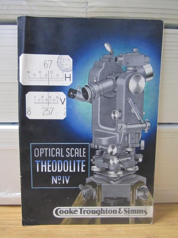 Cooke Troughton & Simms Ltd - Optical Scale Theodolite No. IV