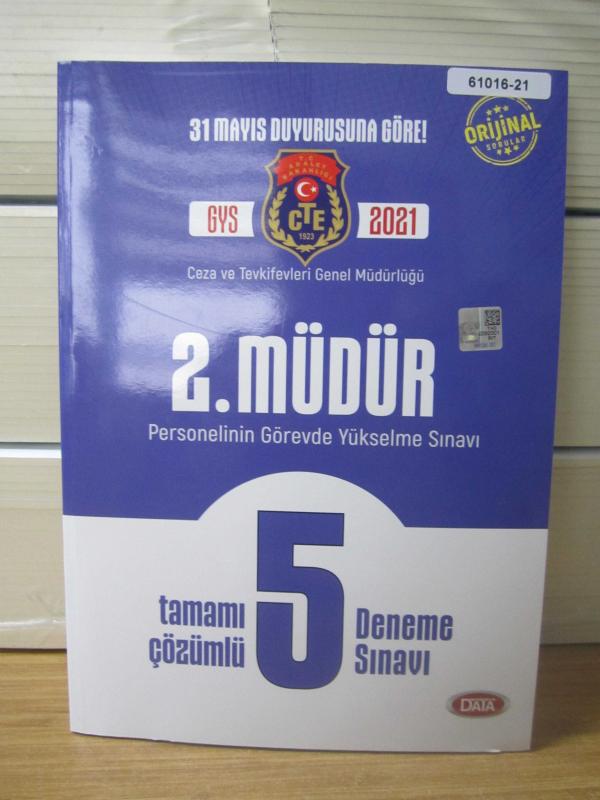 CTE Ceza ve Tevkifevleri 2.Müdür Personeli Görevde Yükselme Sınavı ve Unvan Değişikliği Sınavı / 5 DENEME SINAVI (31 Mayıs Duyurusuna Göre GYS 2021)