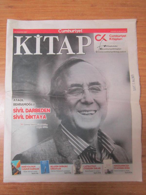 Cumhuriyet Gazetesi Eki - KİTAP - Cumhuriyet Kitapları - Sayı 1540 - 22 Ağustos 2019