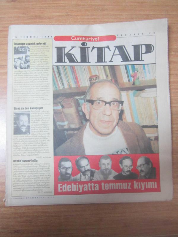 Cumhuriyet Gazetesi Eki - KİTAP - Cumhuriyet Kitapları - Sayı 177 - 15 Temmuz 1993