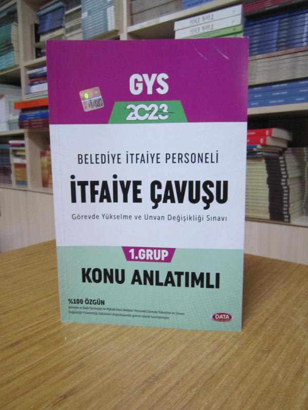 Data Yayınları GYS 2023 Belediye İtfaiye Personeli İtfaiye Çavuşu (1. Grup) Konu Anlatımlı