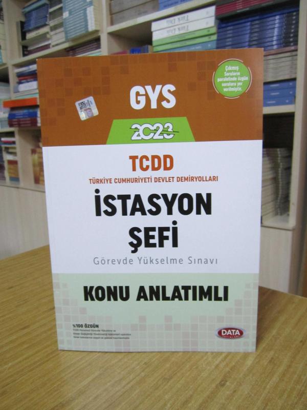 Data Yayınları GYS 2023 TCDD İstasyon Şefi Konu Anlatımlı
