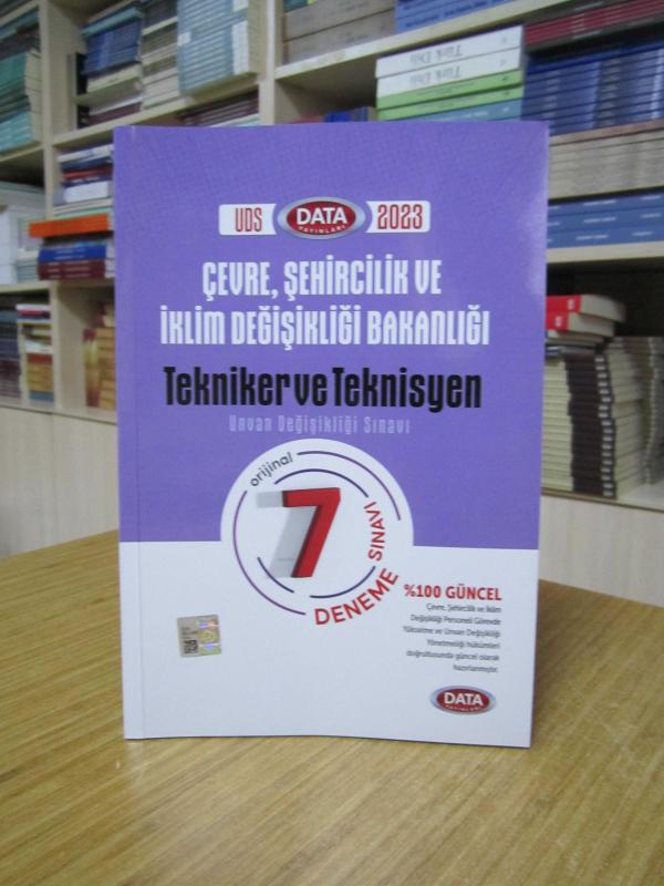 Data Yayınları UDS 2023 Çevre Şehircilik ve İklim Değişikliği Bakanlığı Tekniker ve Teknisyen 7 Deneme Sınavı