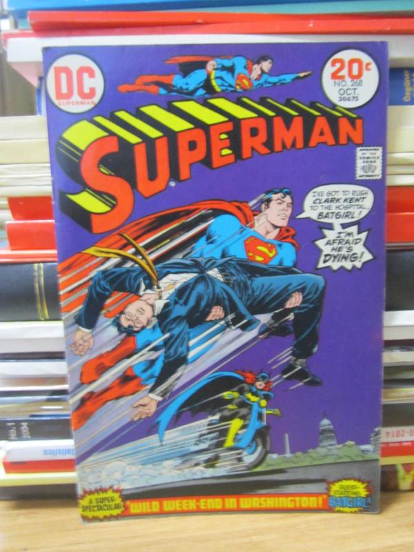 DC Superman Comic - Superman Vol 35 No 268 - October 1973