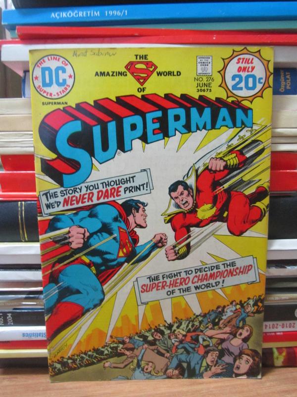 DC Superman Comic - Superman Vol 36 No 276 - June 1974