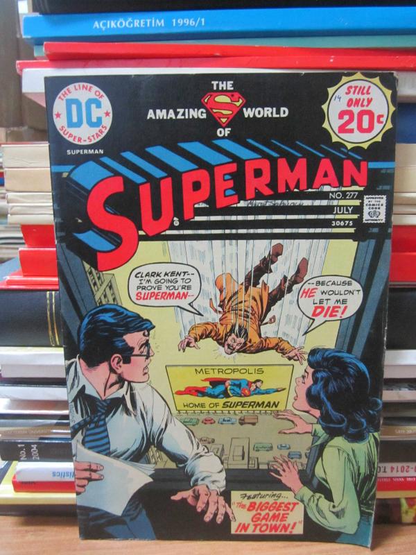 DC Superman Comic - Superman Vol 36 No 277 - July 1974