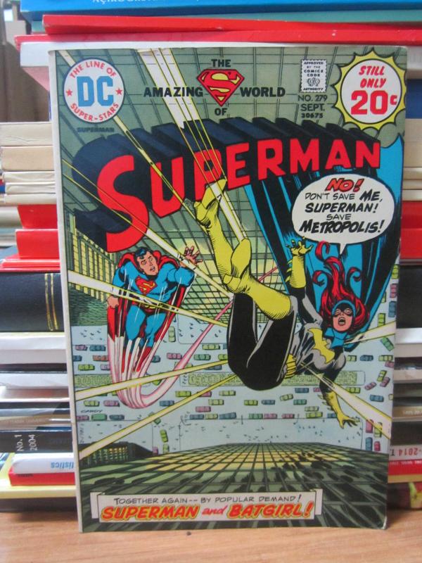 DC Superman Comic - Superman Vol 36 No 279 - September 1974