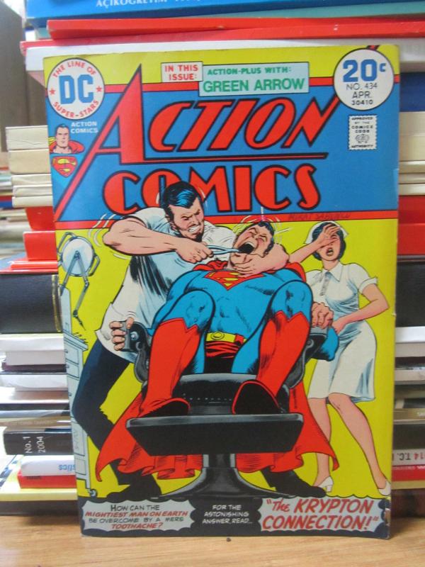 DC Superman Comic - Superman Vol 37 No 434 - April 1974