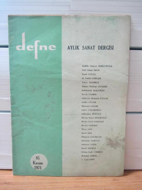 Defne Aylık Sanat Dergisi - Sayı 95