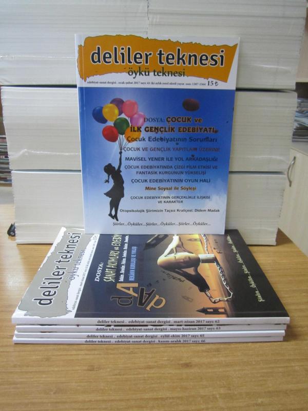 DELİLER TEKNESİ Dergisi - 2017 YILI 5 Farklı Sayı TAKIM Sayılar: 61-62-63-65-66
