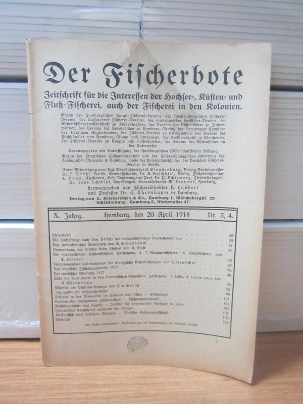 Der Fischerbote - 20 April 1918 - X.Jahrgang Nr. 3-4