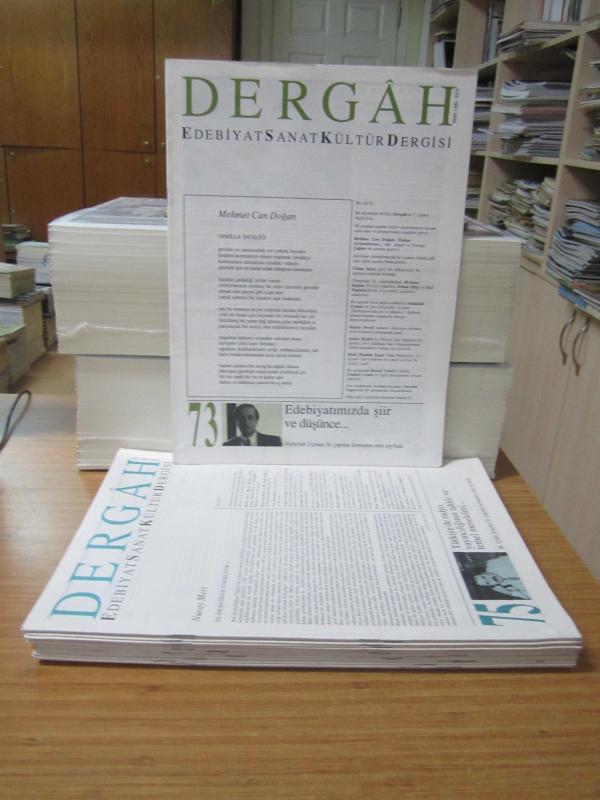 Dergah Dergisi - 19 Farklı Sayı TAKIM 73-93 ve Arasındaki Sayılar Mevcut (74. ve 86.Sayılar Eksik)