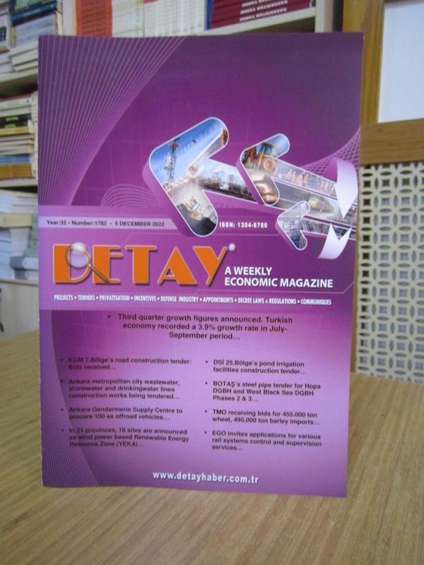 DETAY A Weekly Economic Magazine - 5 December 2022 - Year 35 Number 1782