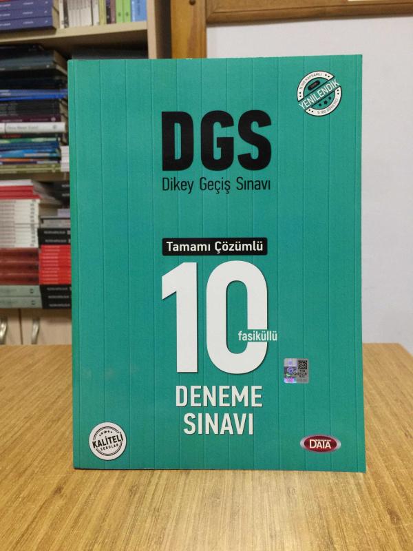 DGS Tamamı Çözümlü 10 Deneme Sınavı Data Yayınları