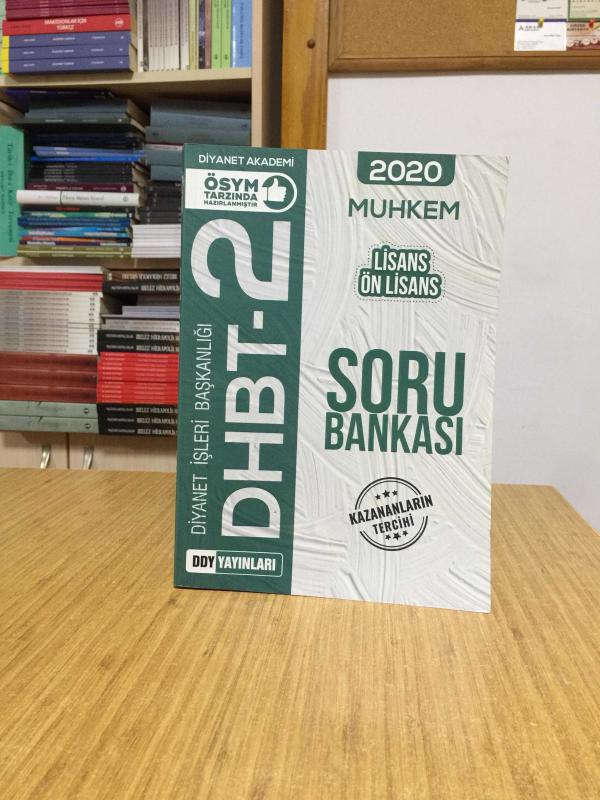 DHBT 2 Muhkem Serisi Lisans Önlisans Soru Bankası DDY Yayınları 2020