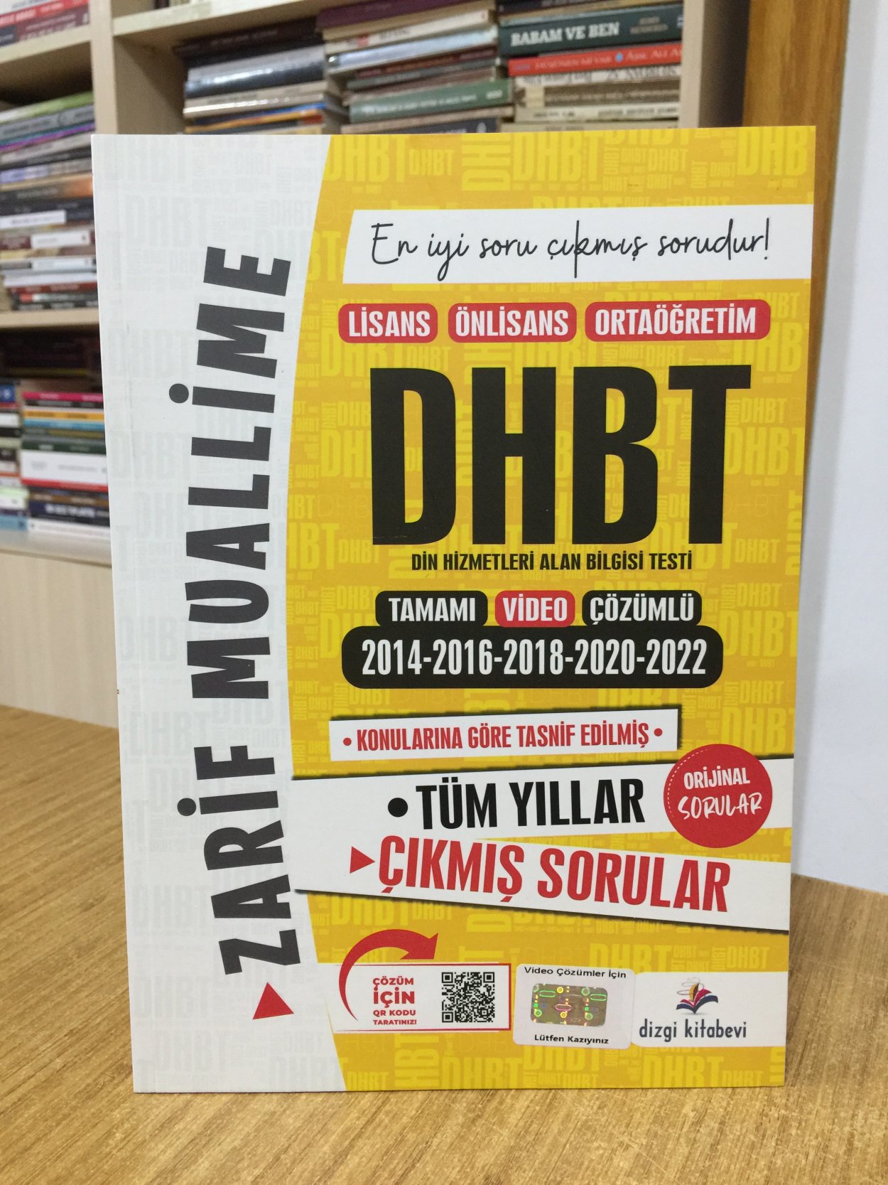 DHBT Çıkmış Sorular (2014-2016-2018-2020-2022) Tamamı Video Çözümlü Dizgi Kitap