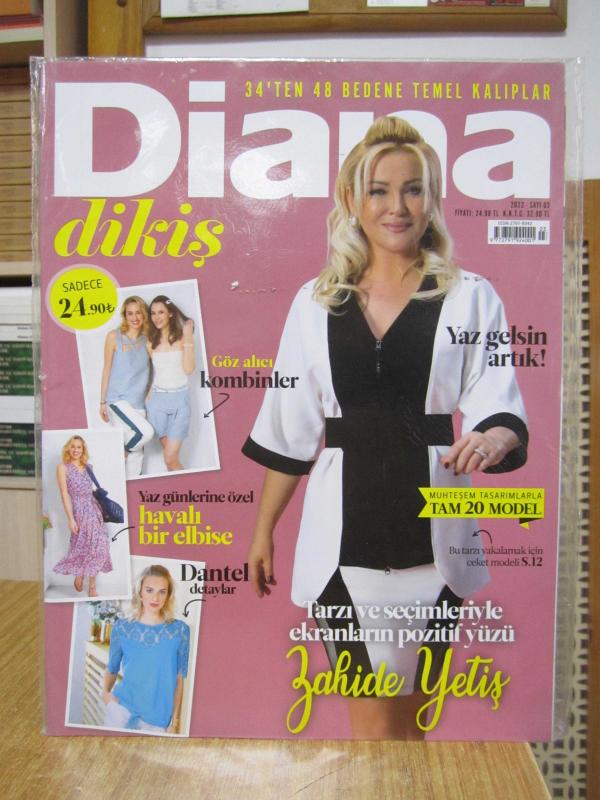 Diana Dikiş - Sayı 03 - Yıl 2022 (Patronlu - Ambalajı Açılmamış)