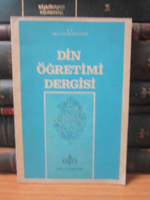 Din Öğretimi Dergisi - Sayı 18 - Mart 1989 - TC Milli Eğitim Bakanlığı