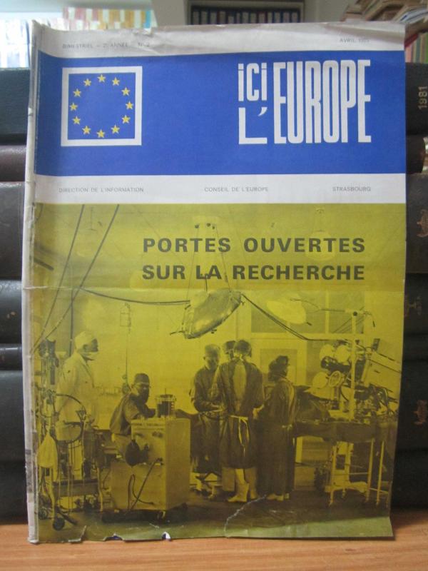 Direction de L'information - Conseil De L'europe Strasbourg - ICI L'EUROPE ici l'europe - Avril 1965 - No 2