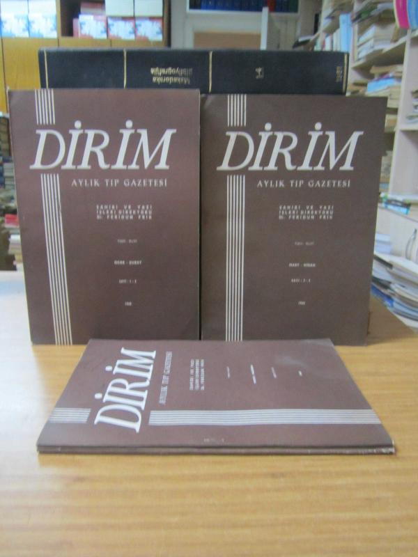 Dirim Aylık Tıp Dergisi - 1968 Yılı TAKIM Sayılar: 1-2-3-4-5-6-7-8-11-12