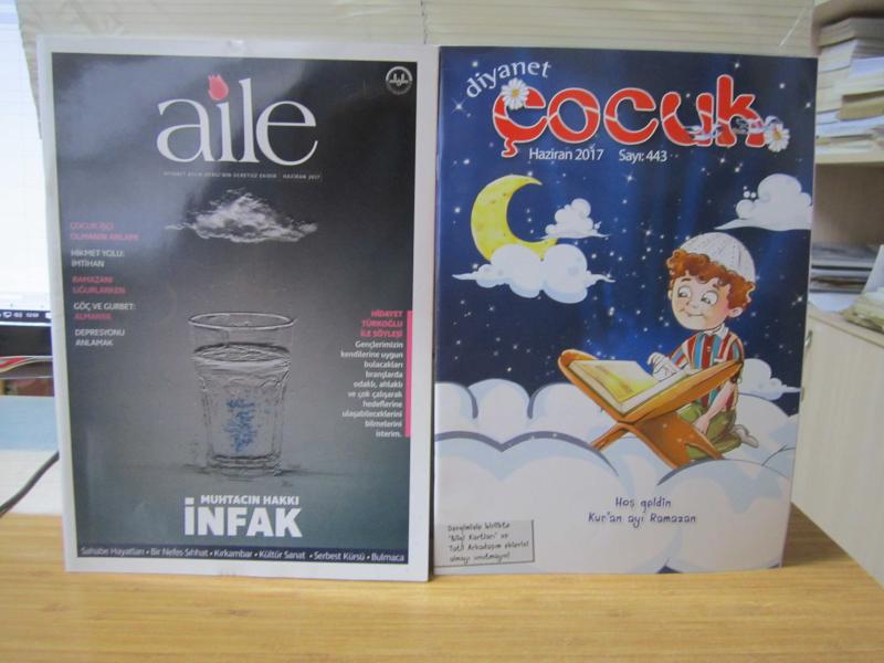 DİYANET AİLE (Haziran 2017) ve DİYANET ÇOCUK (Haziran 2017) Dergileri TAKIM