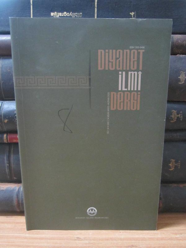 Diyanet İlmi Dergi - Diyanet İşleri Başkanlığı - Yıl 2020 - Sayı 2 - Cilt 56
