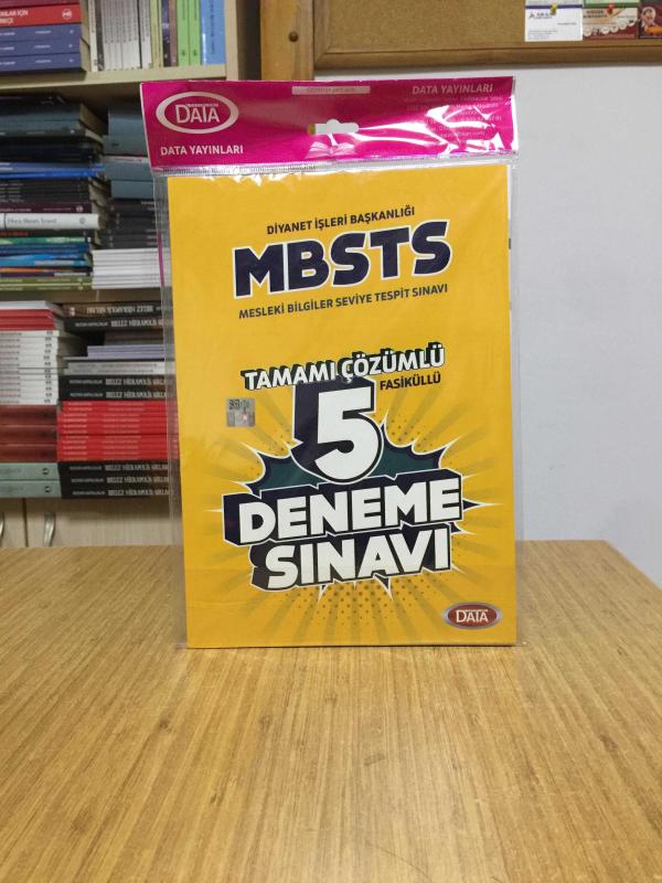 Diyanet İşleri Başkanlığı Mesleki Bilgiler Seviye Tespit Sınavı (MBSTS) Tamamı Çözümlü 5 Fasikül Deneme Data Yayınları