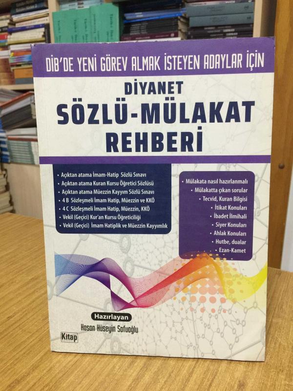 Diyanet Sözlü Mülakat Rehberi Hasan Çalışkan Kitap Dünyası