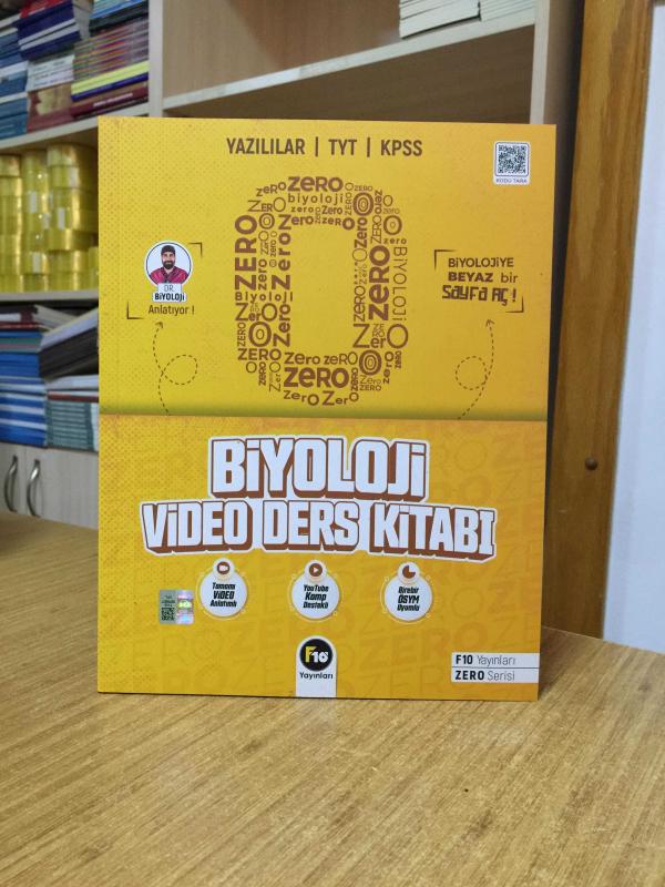 Dr. Biyoloji Barış Hoca ile Sıfırdan Biyoloji Video Ders Kitabı F10 Yayınları