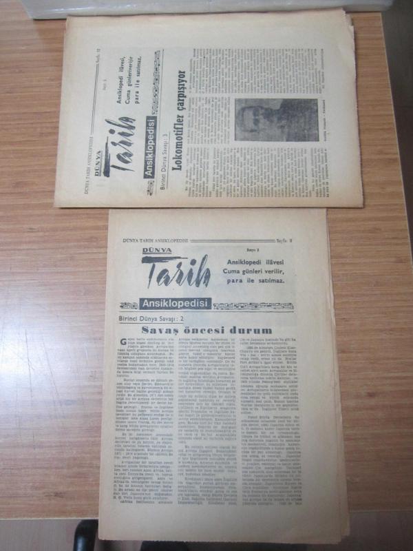 DÜNYA TARİH ANSİKLOPEDİSİ - DÜNYA TARİH Ansiklopedi BİRİNCİ DÜNYA SAVAŞI İlaveleri 1963 Yılı Sayılar: 2-3-4-5-6-8