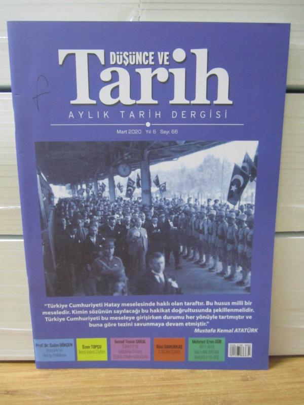 Düşünce ve Tarih Dergisi - Sayı 66 - Mart 2020