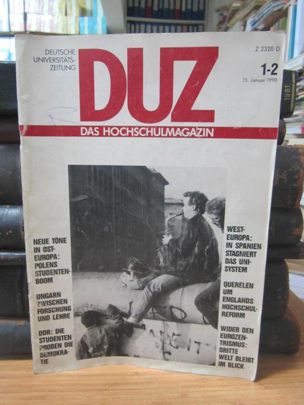 DUZ Deutsche Universitats-zeitung Das Hochschulmagazin - No 1-2 - 15 Januar 1990