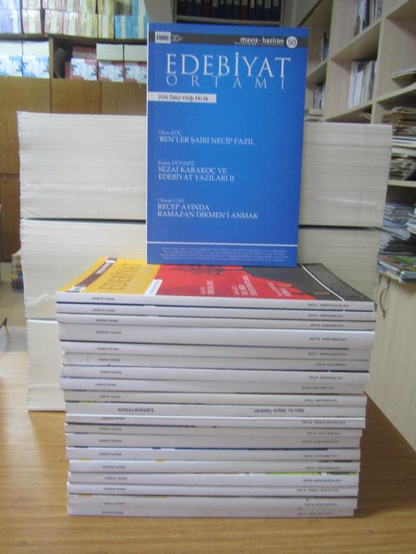 Edebiyat Ortamı Dergisi - 20 Farklı Sayı TAKIM Sayılar 50-71 ve Arasındaki Sayılar Mevcut (52.Sayı Eksik)