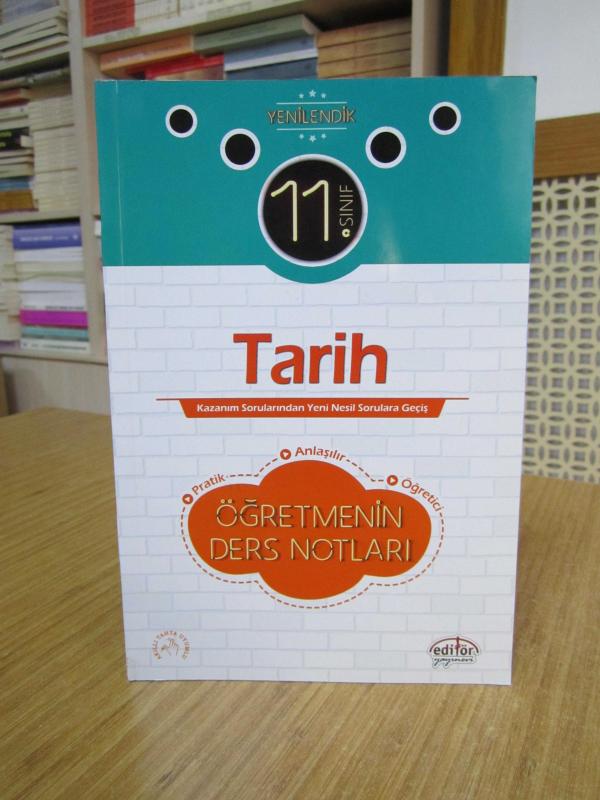 Editör Yayınevi 11. Sınıf Tarih Öğretmenin Ders Notları