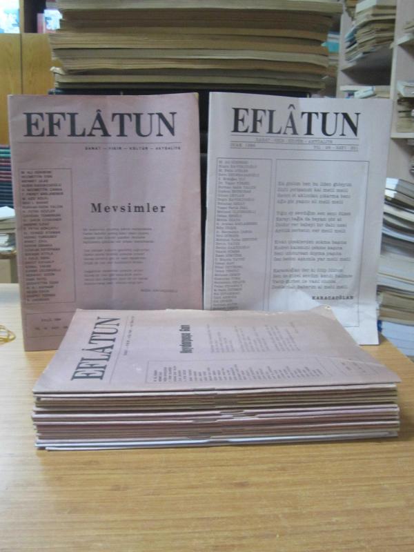 Eflatun Dergisi - 1984'den 1994'e kadar Yayınlanmış 21 Sayı Mevcut (Sayılar Açıklamada)