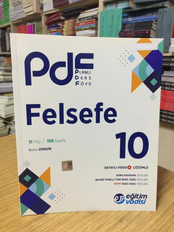 Eğitim Vadisi 10. Sınıf Felsefe Pdf (Planlı Ders Föyü)