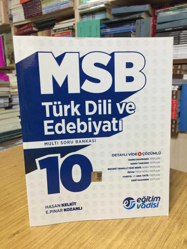 Eğitim Vadisi 10. Sınıf Türk Dili ve Edebiyatı MSB Modüler Soru Bankası