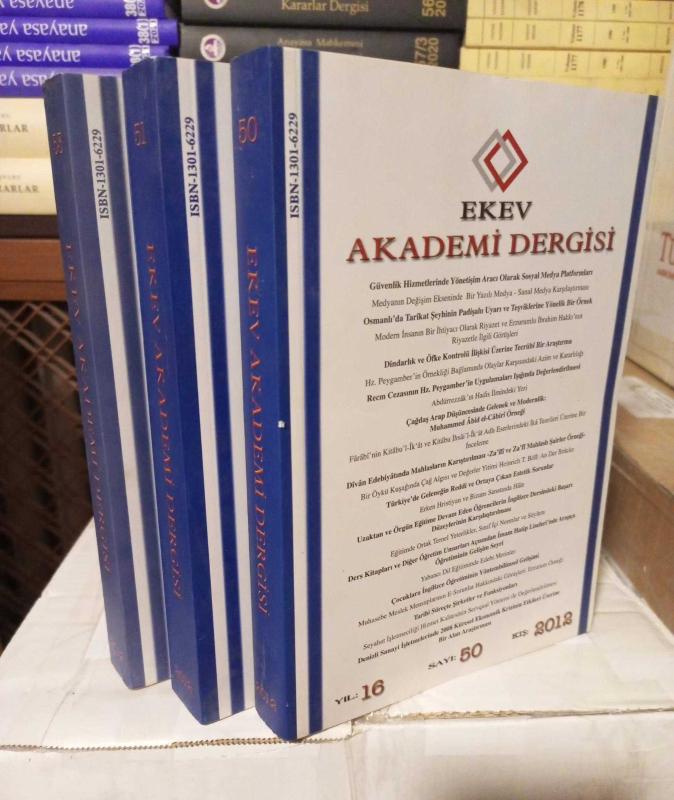 EKEV Akademi Dergisi - 2012 Yılı 3 Sayı TAKIM (Sayılar: 50-51-53) - Erzurum Kültür ve Eğitim Vakfı
