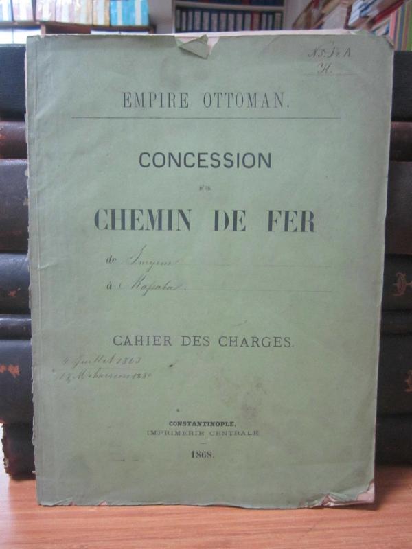 Empire Ottoman - Concession D'un Chemin De Fer - 1868