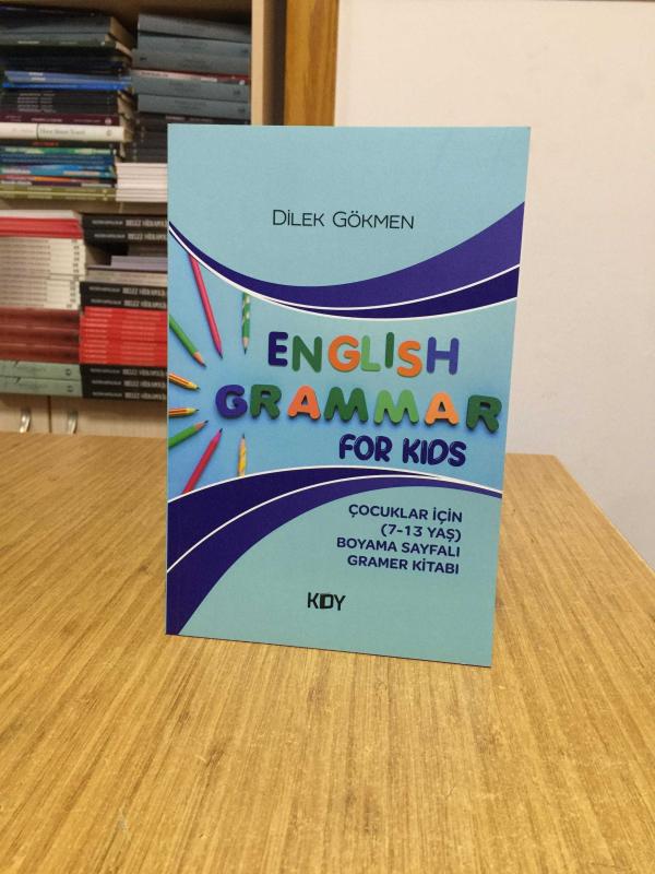 English Grammar for Kids / Çocuklar için (7-13 Yaş) Boyama Sayfalı Gramer Kitabı