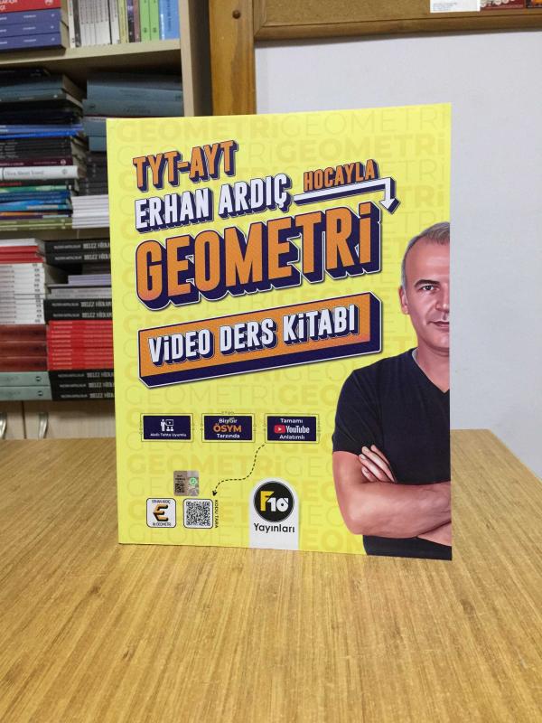 Erhan Ardıç Hocayla TYT-AYT Geometri Video Ders Kitabı F10 Yayınları