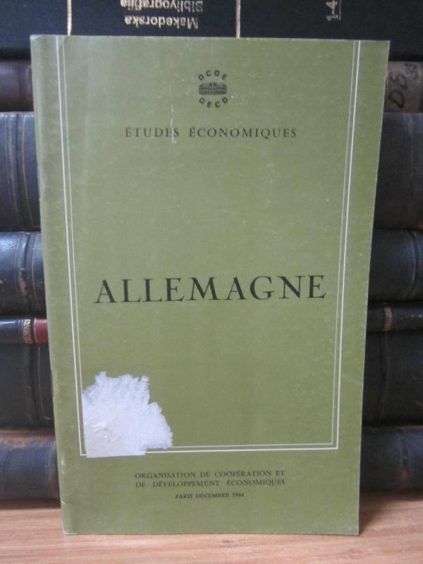Etudes Economiques de L'OCDE - Allemagne - Decembre 1964