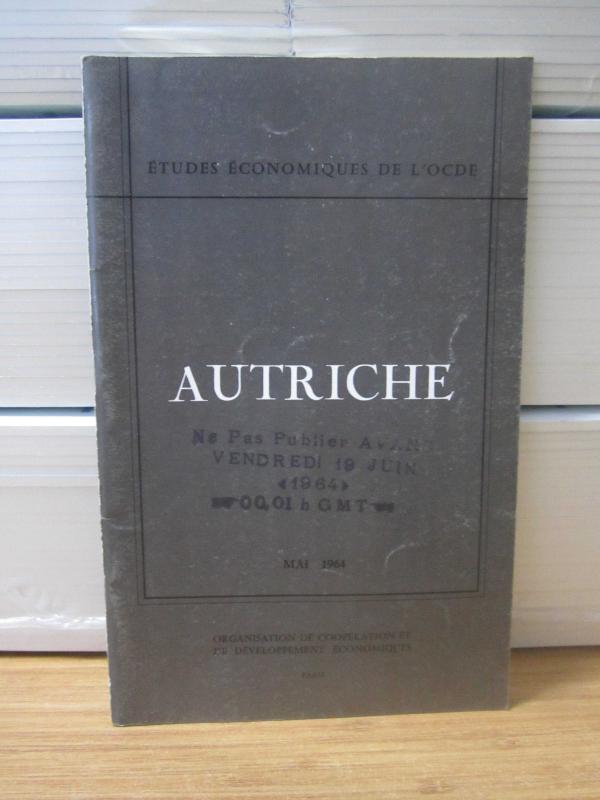 Etudes Economiques de L'OCDE - Autriche - Mai 1964