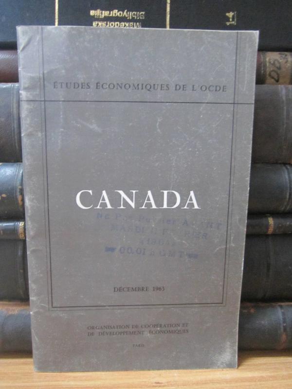 Etudes Economiques de L'OCDE - Canada - Decembre 1963