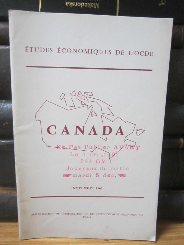 Etudes Economiques de L'OCDE - Canada - Novembre 1961